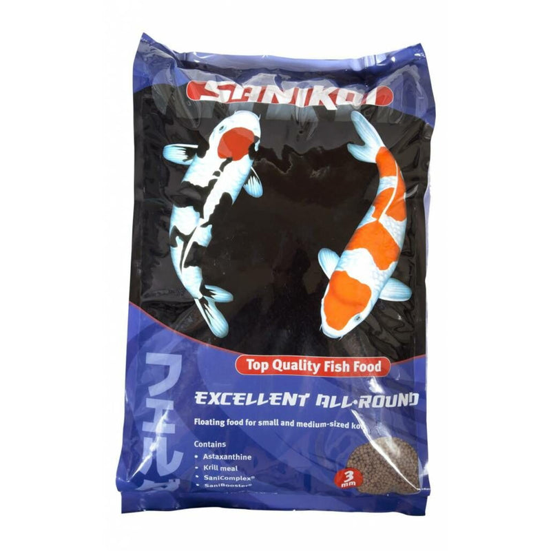 Sanikoi Excellent All-Round 3mm (10 Liter) - productfoto, Koivoer bij Vijvercentrum