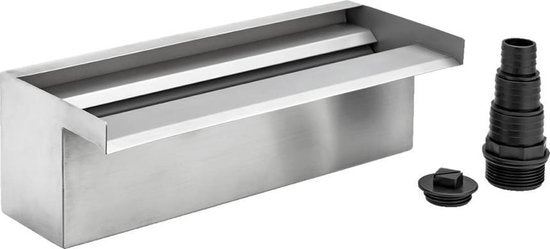 Oase Waterfall 30 - RVS waterval-inzetstuk 30 cm breed voor inbouw of wandmontage productafbeelding