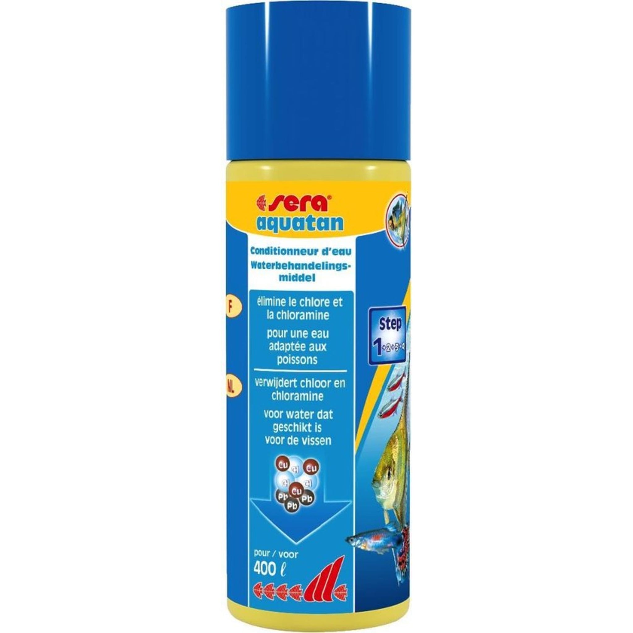 Sera Aquatan 100 ml - chloorontgifter en waterbereider voor aquariums