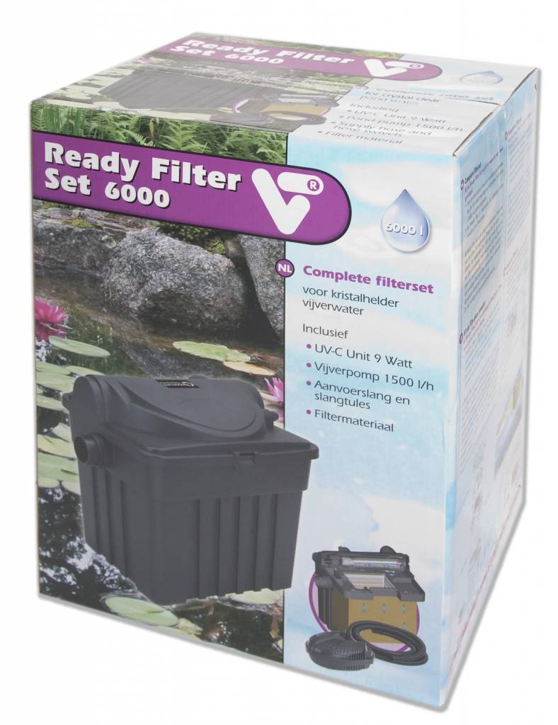 Vt Ready Filter Set 6000 - Compleet vijverfilter met pomp en 9W UVC voor vijvers tot 6.000 liter, afbeelding 2 Vijverfilter