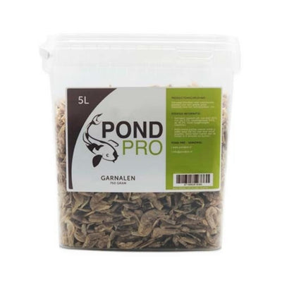 Pond Pro Garnalen 5 liter emmer - Gedroogde zoetwatergarnalen voor koi en vijvervissen