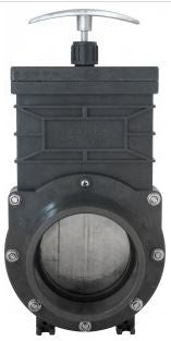 Xclear Schuifkraan 110 mm - PVC-U afsluiter met RVS schuif voor vijverleidingen, afbeelding 2 Kogelkraan