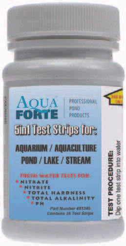 AquaForte 5-in-1 Vijver Teststrips (50 stuks), afbeelding 3 Watertest