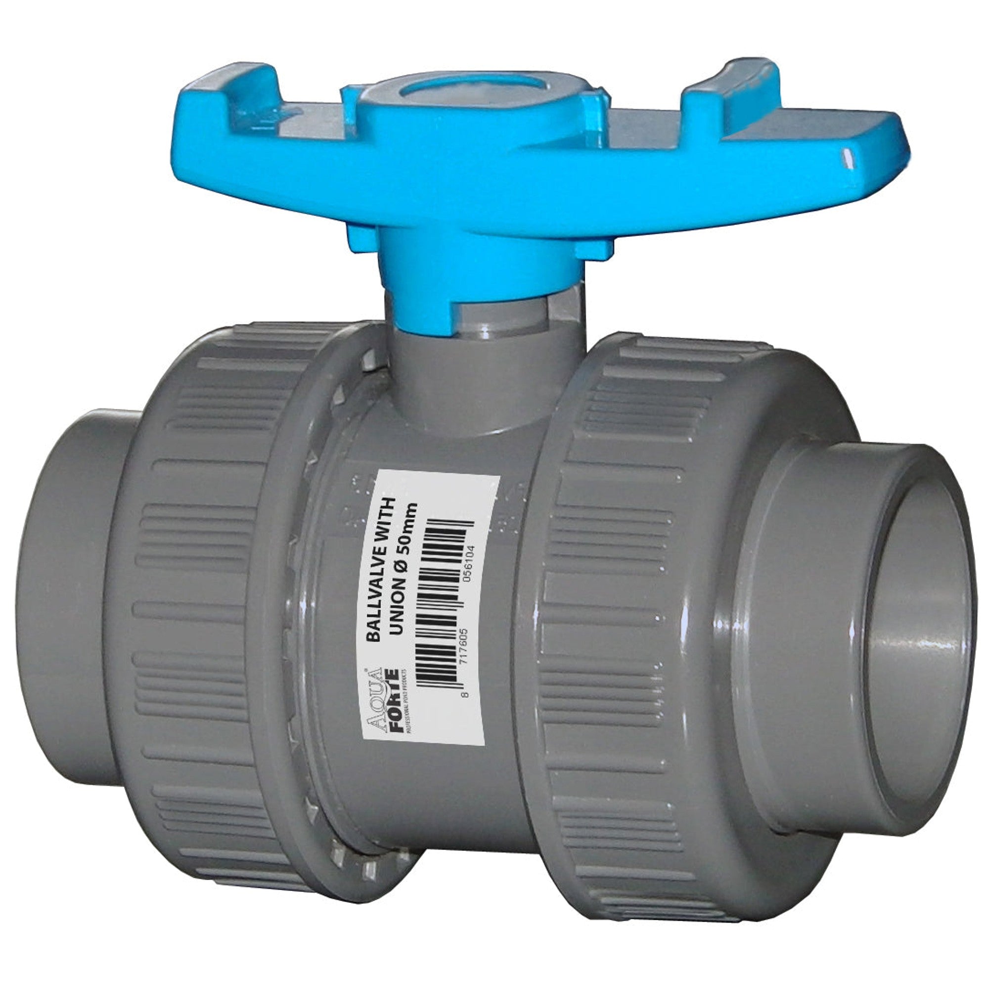 Europond kogelkraan PVC 110 mm dubbele wartel - demonteerbare afsluiter voor grote vijverleidingen
