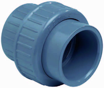 PVC 3/3 koppeling met O-ring 50mm PN16