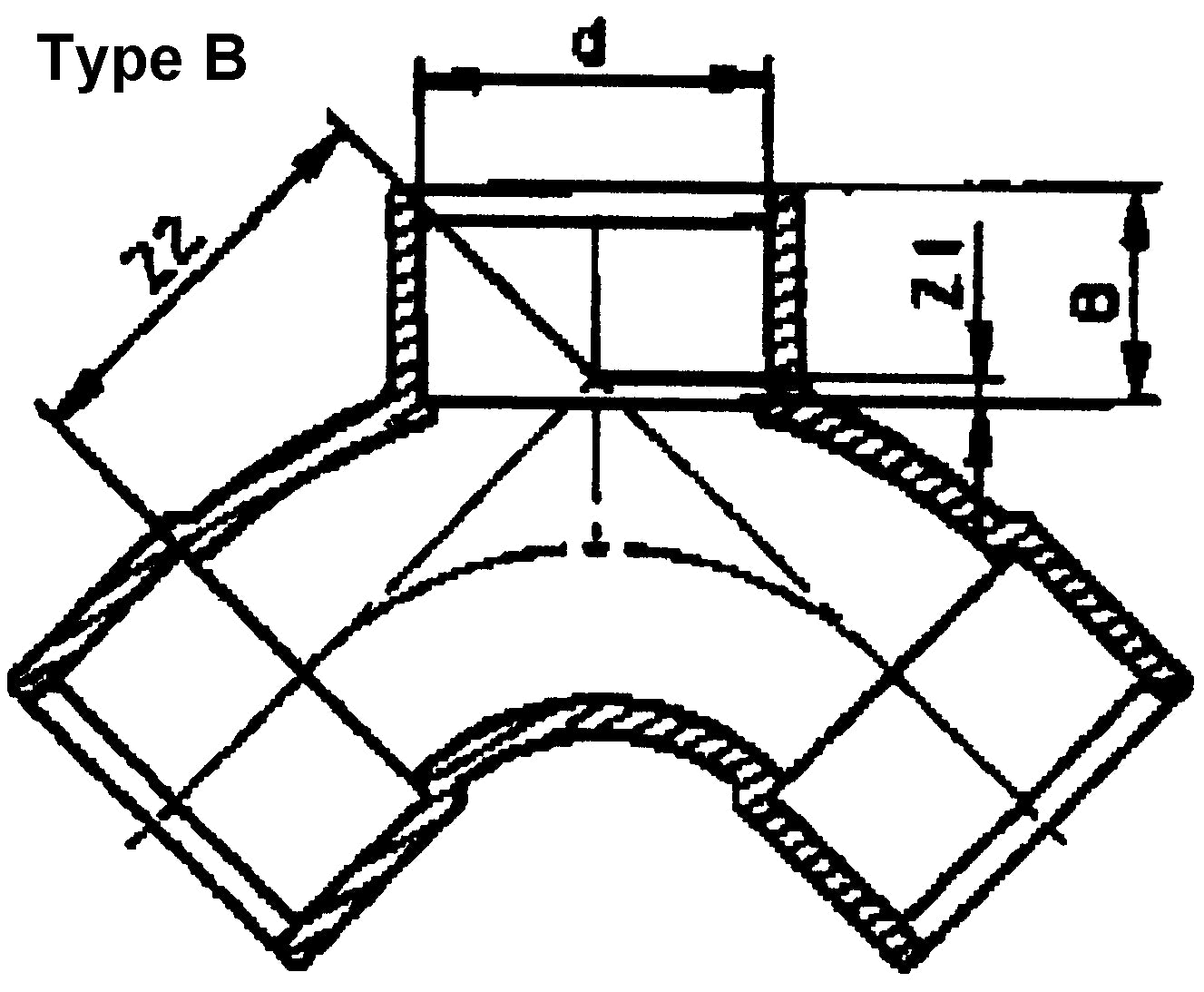 PVC broekstuk 63mm PN10