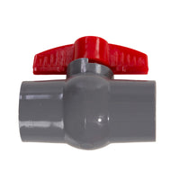 PVC kogelkraan unibody 40mm PN10, miniatuur 1