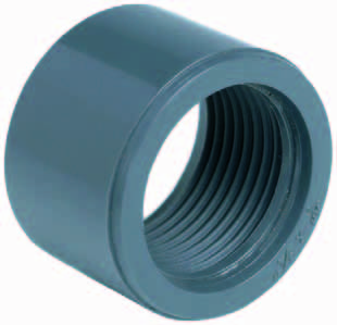 PVC lijmring 63mm x 1½" binnendraad PN16mm