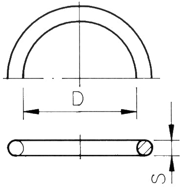 O-ring EPDM 59,7 x 5,3 63mm koppeling — detailaanzicht Vijverfolie EPDM