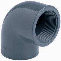 PVC knie 90° 3/8" binnendraad PN16, miniatuur 2