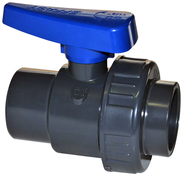 PVC kogelkraan 32mm lijm 1 x wartel PN16