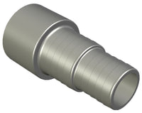 PVC Slangtule Ø50mm - 38/32mm grijs, miniatuur 2