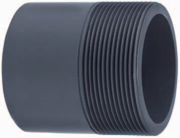PVC puntstuk (uit buis vervaardigd) 40 x 1" buitendraad PN16, afbeelding 2 PVC & Fittingen