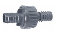 PE terugslagklep 17mm tule, detailaanzicht PVC Hulpstuk