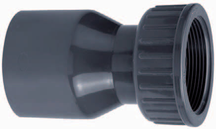 PVC 2/3 koppeling 40mm x 1½" PN16