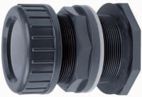 PVC doorvoerkoppeling 63mm klem x 2½" buitendraad PN10, miniatuur 2