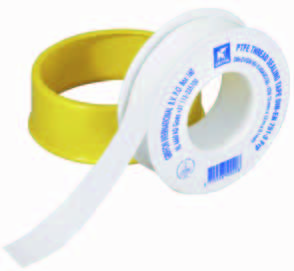 Afdichtingstape PTFE DIN (Geel), detailaanzicht PVC Hulpstuk