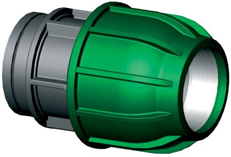 PP klemkoppeling 40mm x 1½" binnendraad