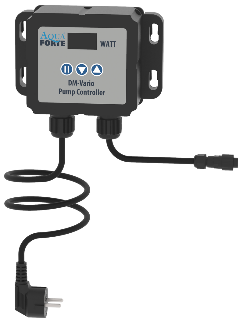 AquaForte DM-10.000S Vario controller, detailaanzicht Filter / pomp (hardware)