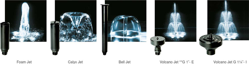 Messner technische tabel voor Volcano Jet G 1 1/4 inch I, afbeelding 3 Fontein accessoire