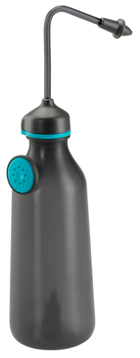 Front view of a Gardena garden spray bottle with a nozzle and ergonomic design., miniatuur 1
