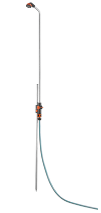Front view of a Gardena garden shower with a spike for easy ground installation., miniatuur 2