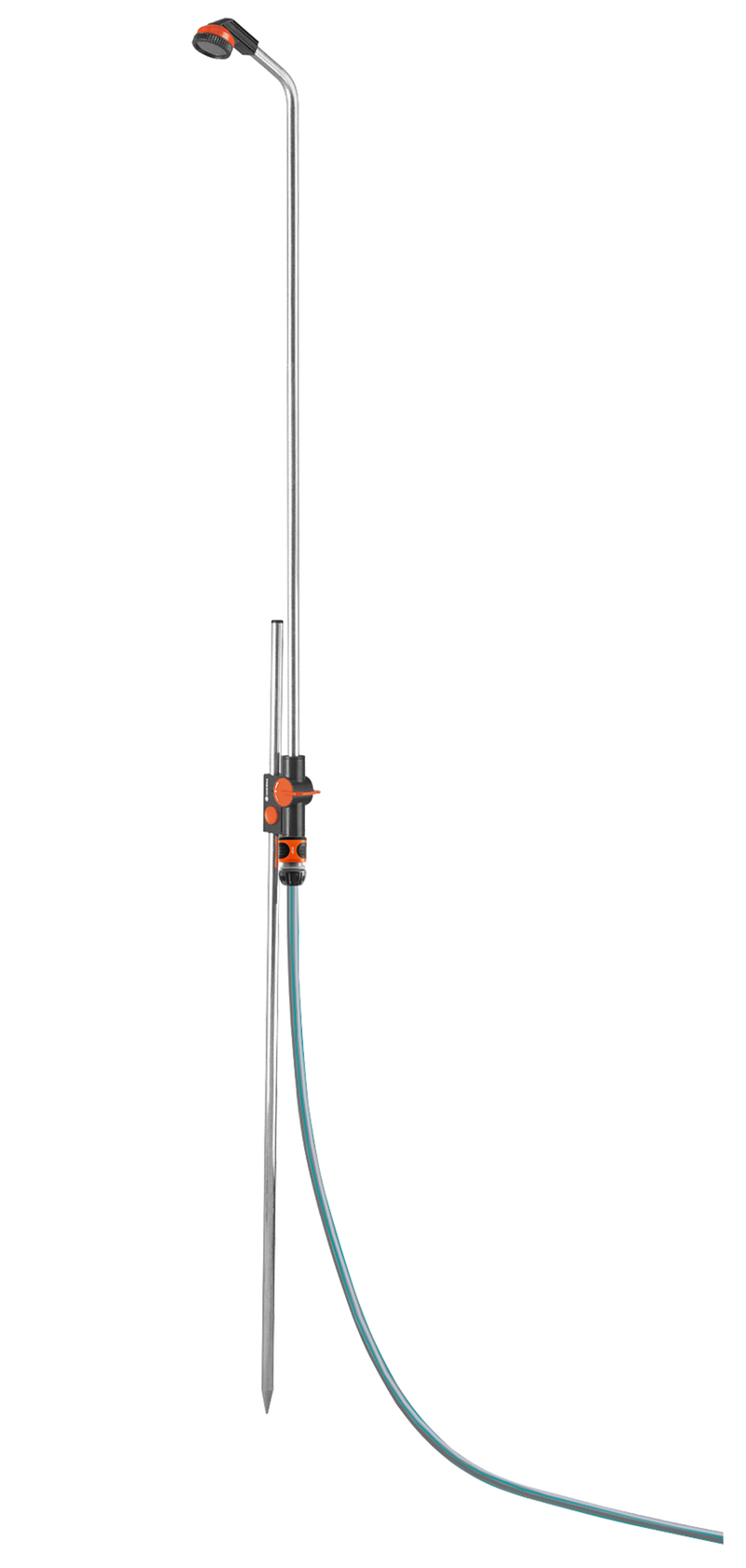 Front view of a Gardena garden shower with a spike for easy ground installation., afbeelding 2 Onderhoudsproduct