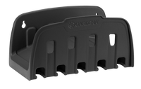 Front view of a Gardena hose holder with multiple slots., miniatuur 1