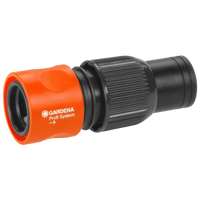 Front view of a Gardena Profi System hose connector., miniatuur 1
