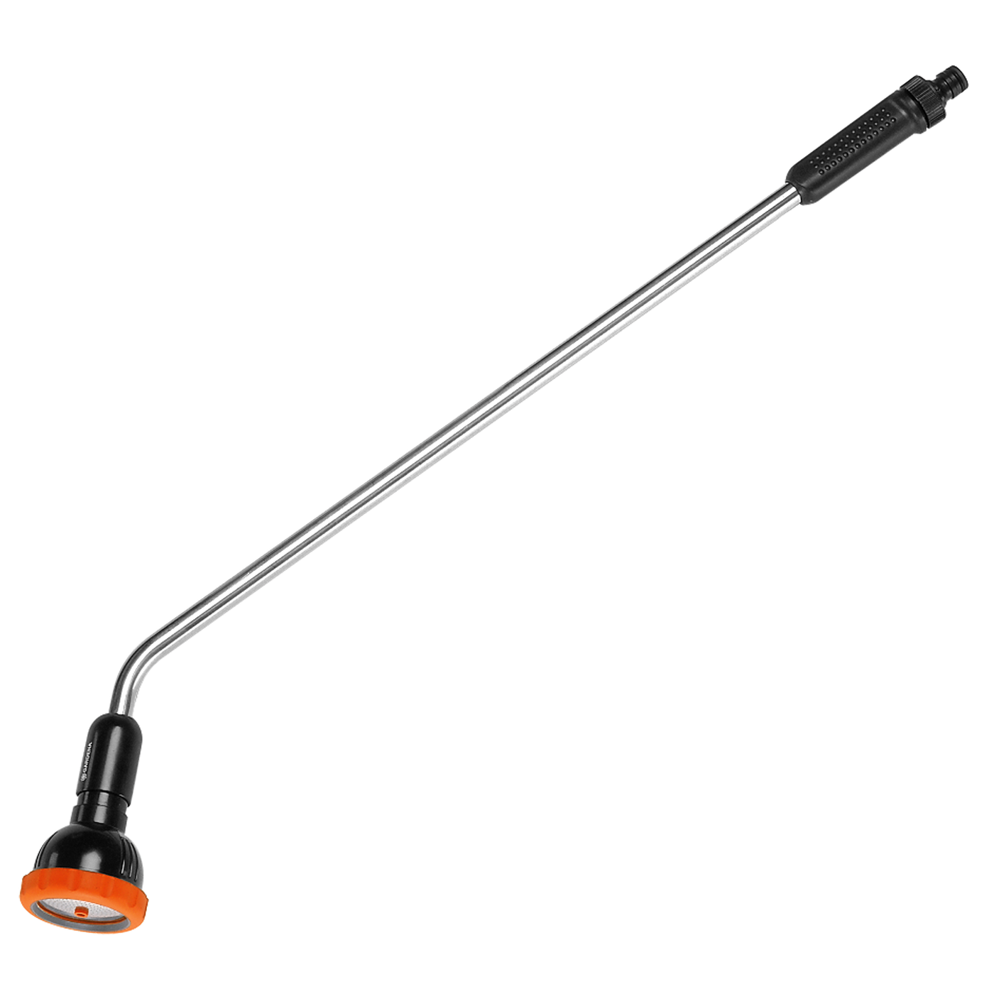 Side view of a Gardena watering wand with adjustable nozzle.