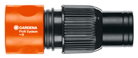 Front view of a Gardena Profi System hose connector., miniatuur 2
