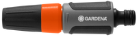 Side view of a Gardena hose connector with a grip design., miniatuur 2