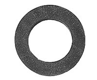 Top view of a circular rubber gasket., miniatuur 2