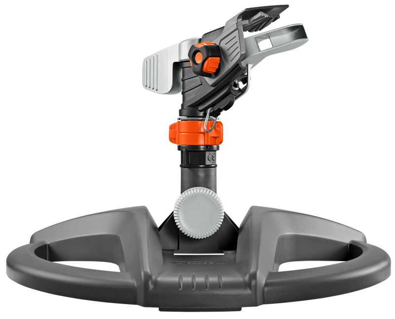 Front view of a Gardena garden sprinkler with adjustable settings., afbeelding 2 Sproeier