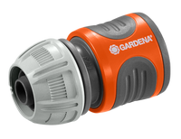 Front view of a Gardena hose connector with ergonomic grip design., miniatuur 2