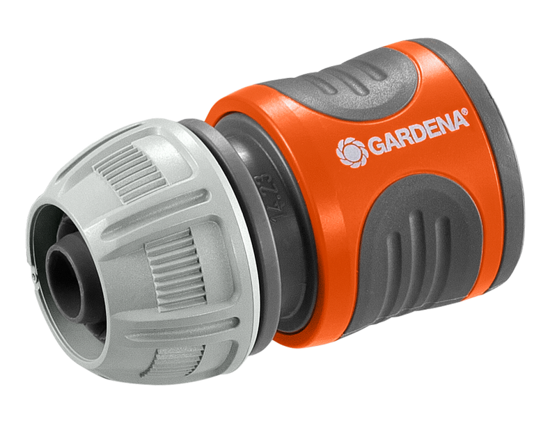 Front view of a Gardena hose connector with ergonomic grip design., afbeelding 2 Tuinbewatering