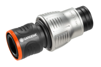 Front view of a Gardena hose connector with ergonomic design., miniatuur 1
