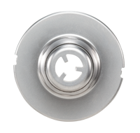 Top view of a metal component with a circular design and central opening., miniatuur 2
