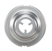 Top view of a metal component with a circular design and central opening., miniatuur 3