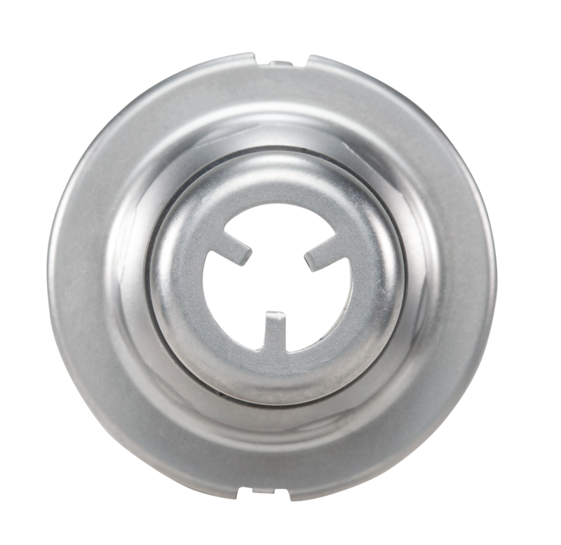 Top view of a metal component with a circular design and central opening., afbeelding 3 PVC Hulpstuk