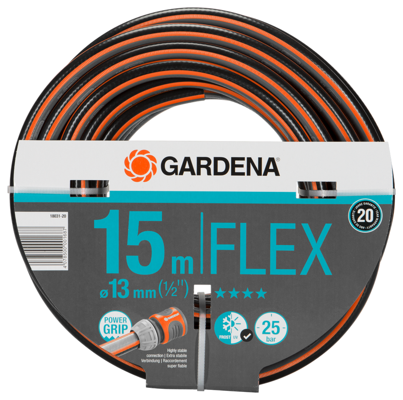 Gardena 15-meter Flex hose with Power Grip technology, designed for high flexibility and durability., afbeelding 2 Tuingereedschap