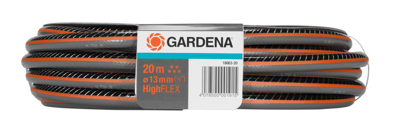 Gardena HighFLEX garden hose, 20m length and 13mm diameter, with branding visible., afbeelding 4 Vijverslang