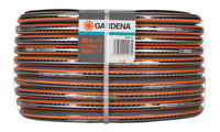 Front view of a Gardena HighFLEX garden hose, 50 meters long and 15mm in diameter., miniatuur 4
