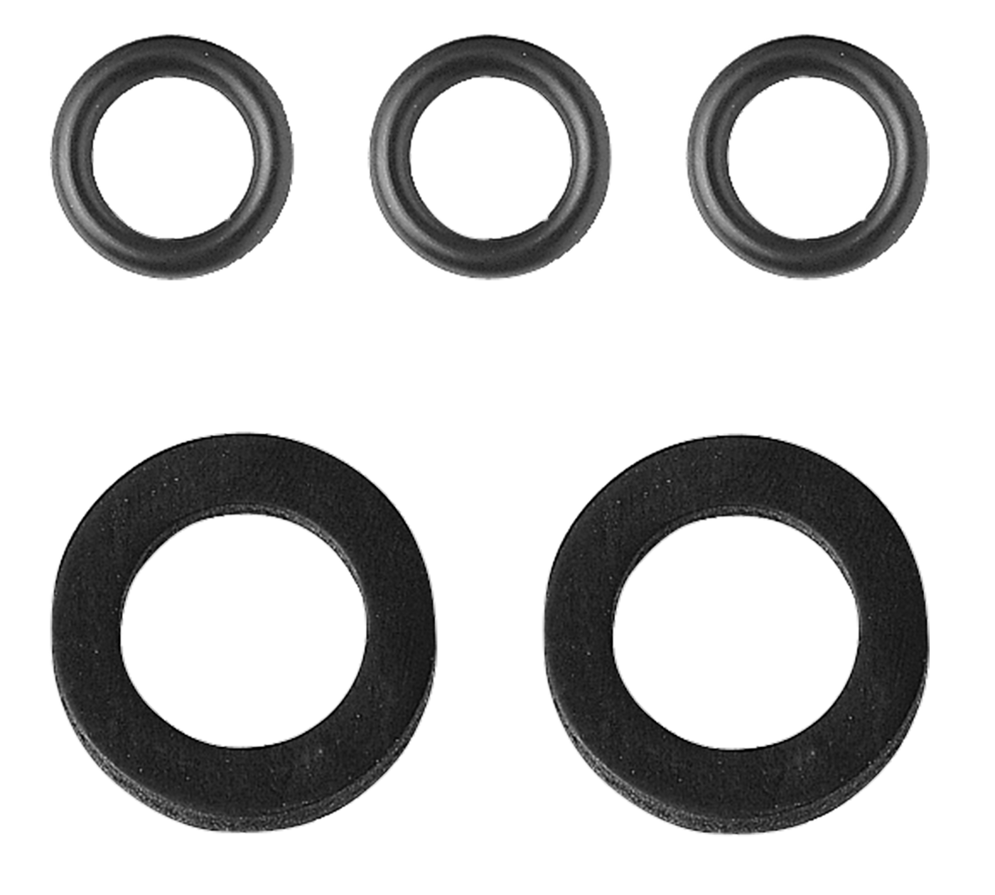 Decorative element with circular shapes.
