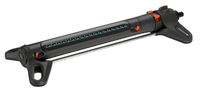 Side view of a Gardena oscillating sprinkler with adjustable settings., miniatuur 2