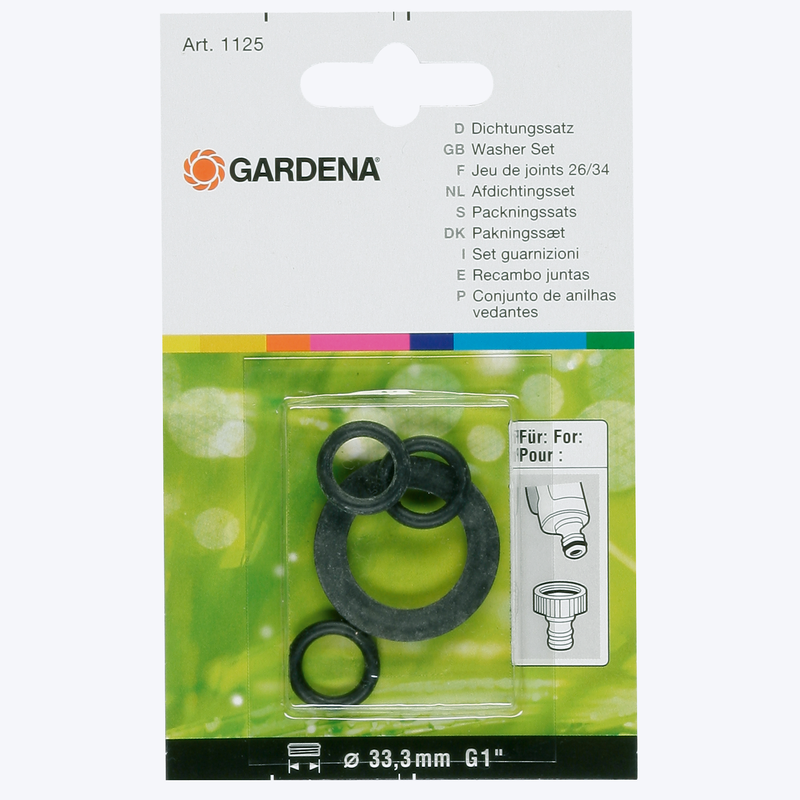 Gardena Set Rubberringen 1/2 inch - vervangende O-ringen voor slangkoppelingen, afbeelding 2 Leidingwerk