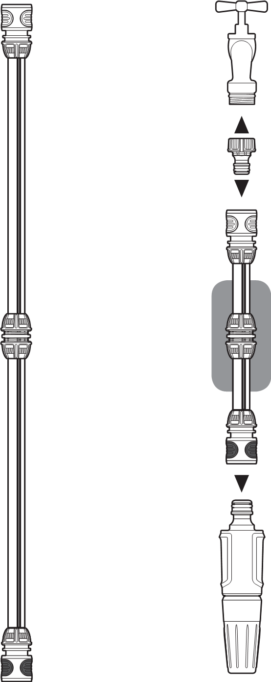 Gardena Reparateur-set 13 mm (1/2") - Tuinslang Herstellen Zonder Knopen, afbeelding 3 van 3