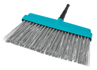 Front view of a Gardena garden broom head with dense bristles., miniatuur 1