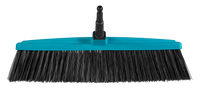 Front view of a broom head with bristles and a connector for a handle., miniatuur 3