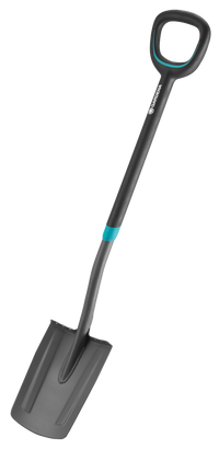 Front view of a Gardena digging shovel with ergonomic handle., miniatuur 1